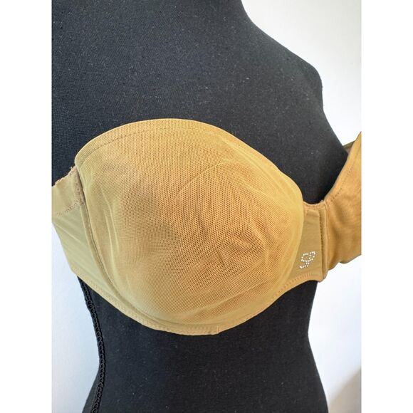 Simon Perele Brown/Tan  Strapless Bra Size 36B - Picture 2 of 5